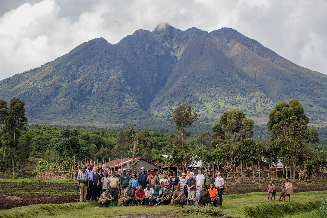 Mount Gahinga hiking Uganda